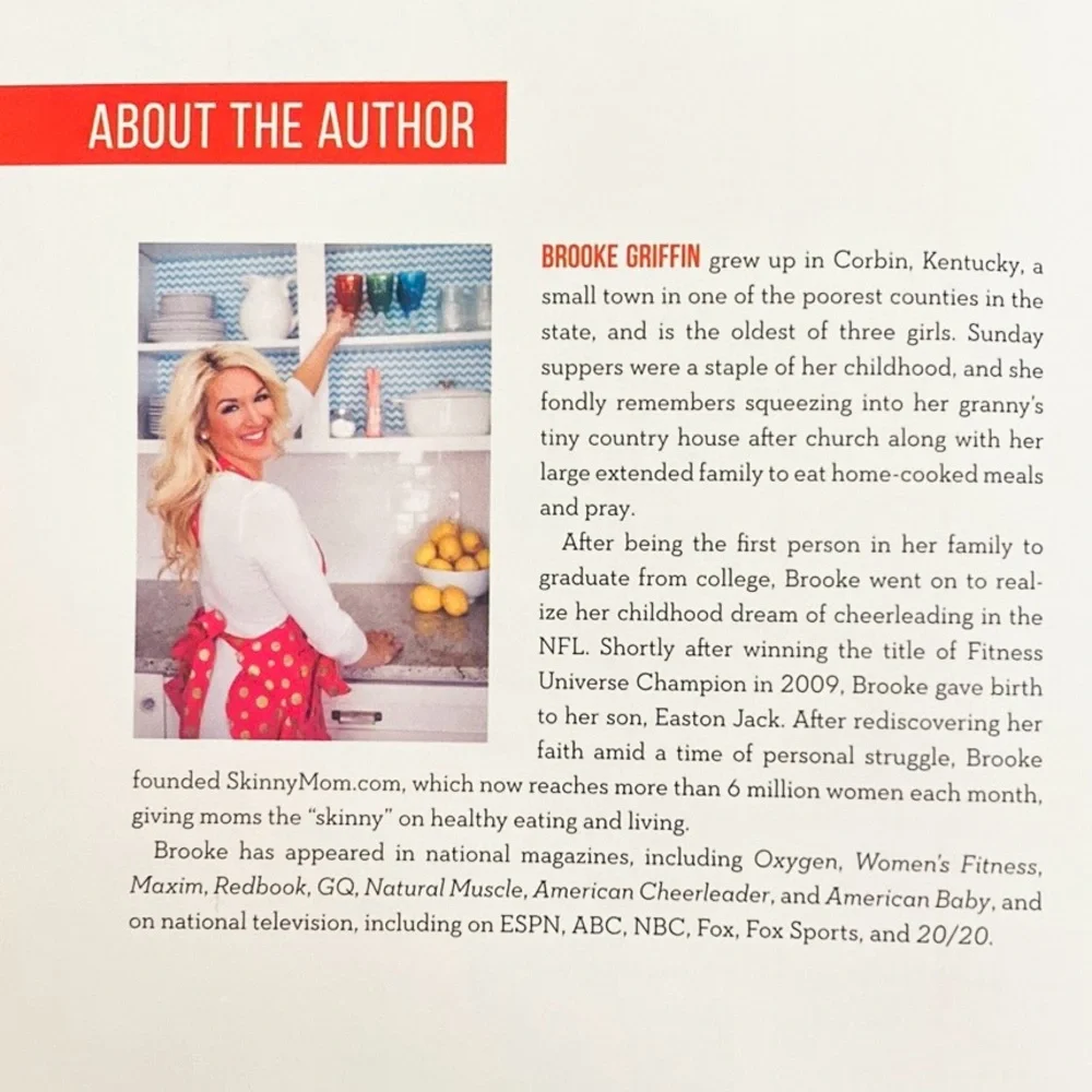 Brooke Griffin Skinny Suppers 125 Lightened-Up Healthy Meals Hardcover Cookbook